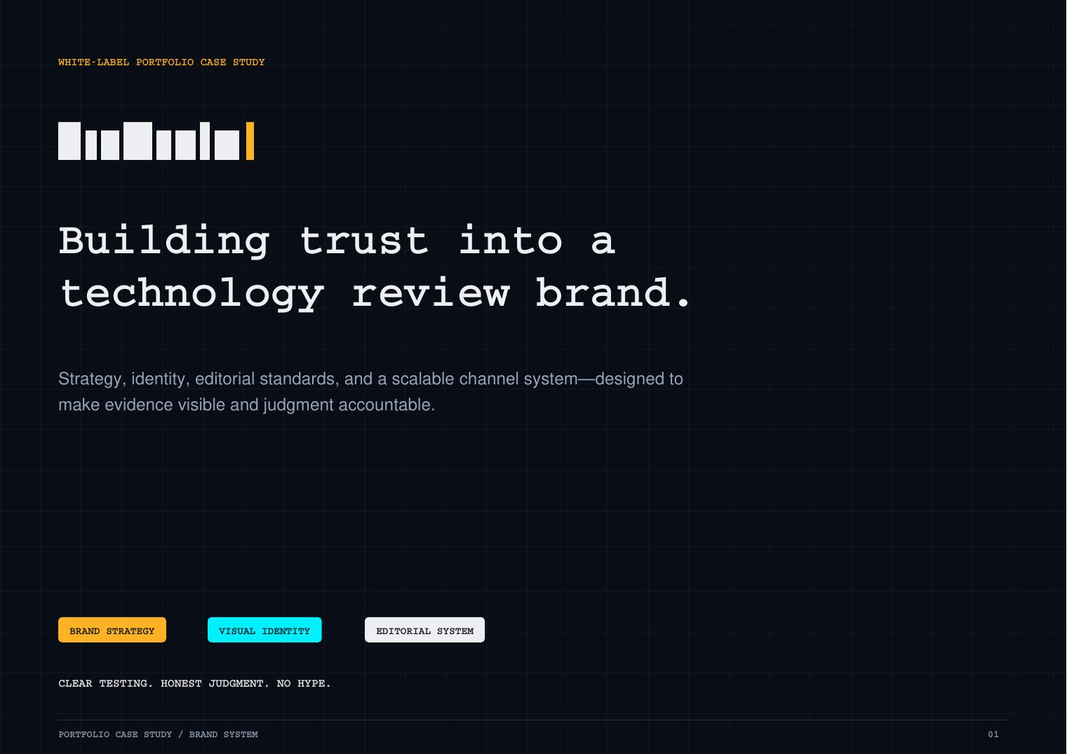 Review Unbiased brand guidelines — page 1 of 14