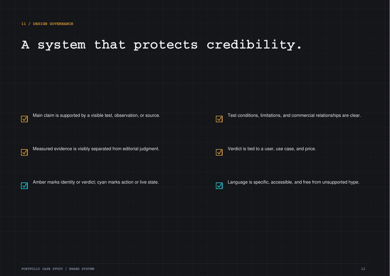 Review Unbiased brand guidelines — page 12 of 14