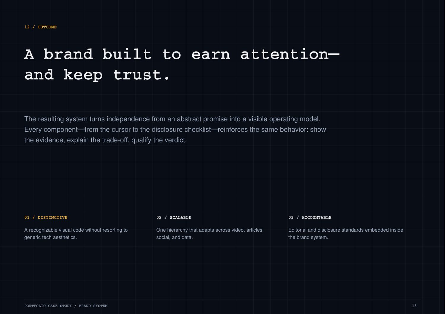 Review Unbiased brand guidelines — page 13 of 14