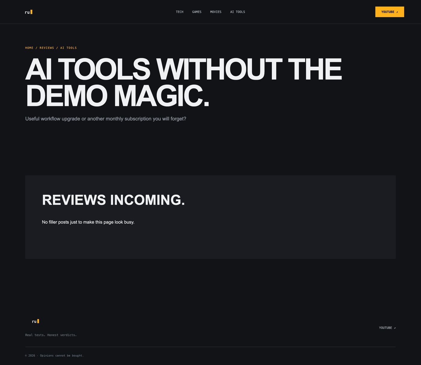 Review Unbiased AI Tools category hub